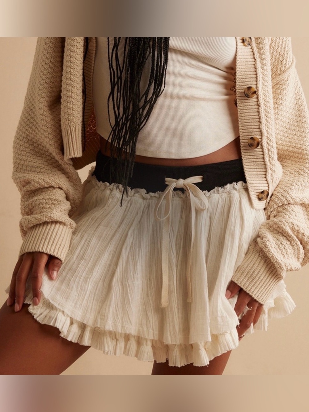 NWT Free People Pretty Please Mini Skirt